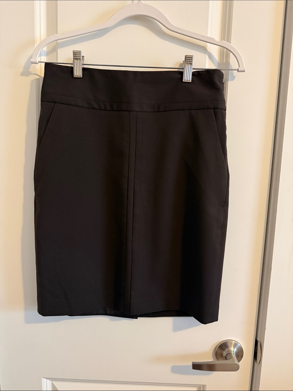 The Limited Black Pencil Skirt with Front Seam